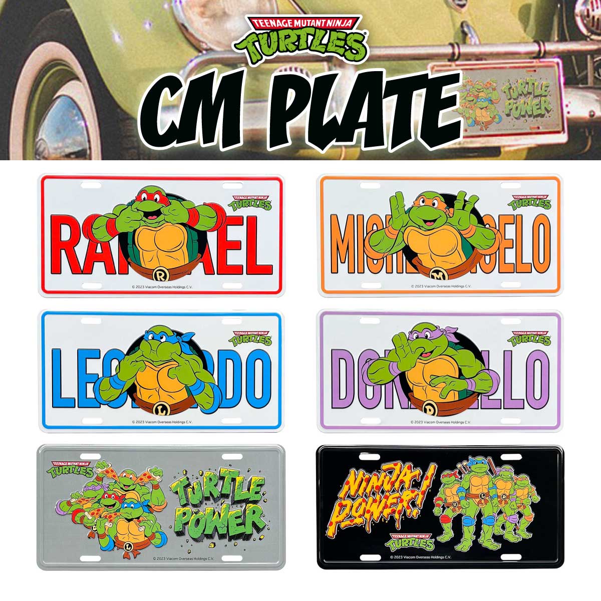 亀が世界を救う！？】CM PLATE CMプレート ライセンスプレート